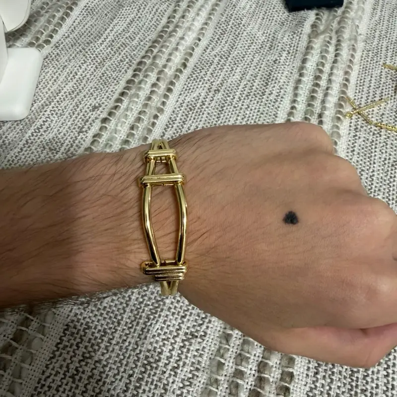 Amtiari Adjustable Bracelet – 14K Gold Plated, Waterproof, Lightweight, Daily Wear