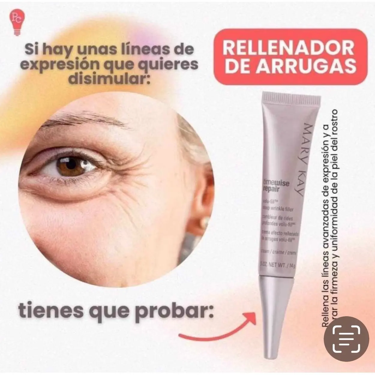 Retellenador  de arrugas