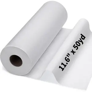 Medium Weight 11.6" x 50 yd White Fusible Interfacing for Sewing: Iron On Non-Woven Fusible Interfacing One-Sided Interfacing Fabric for Sewing DIY Craft Quilting