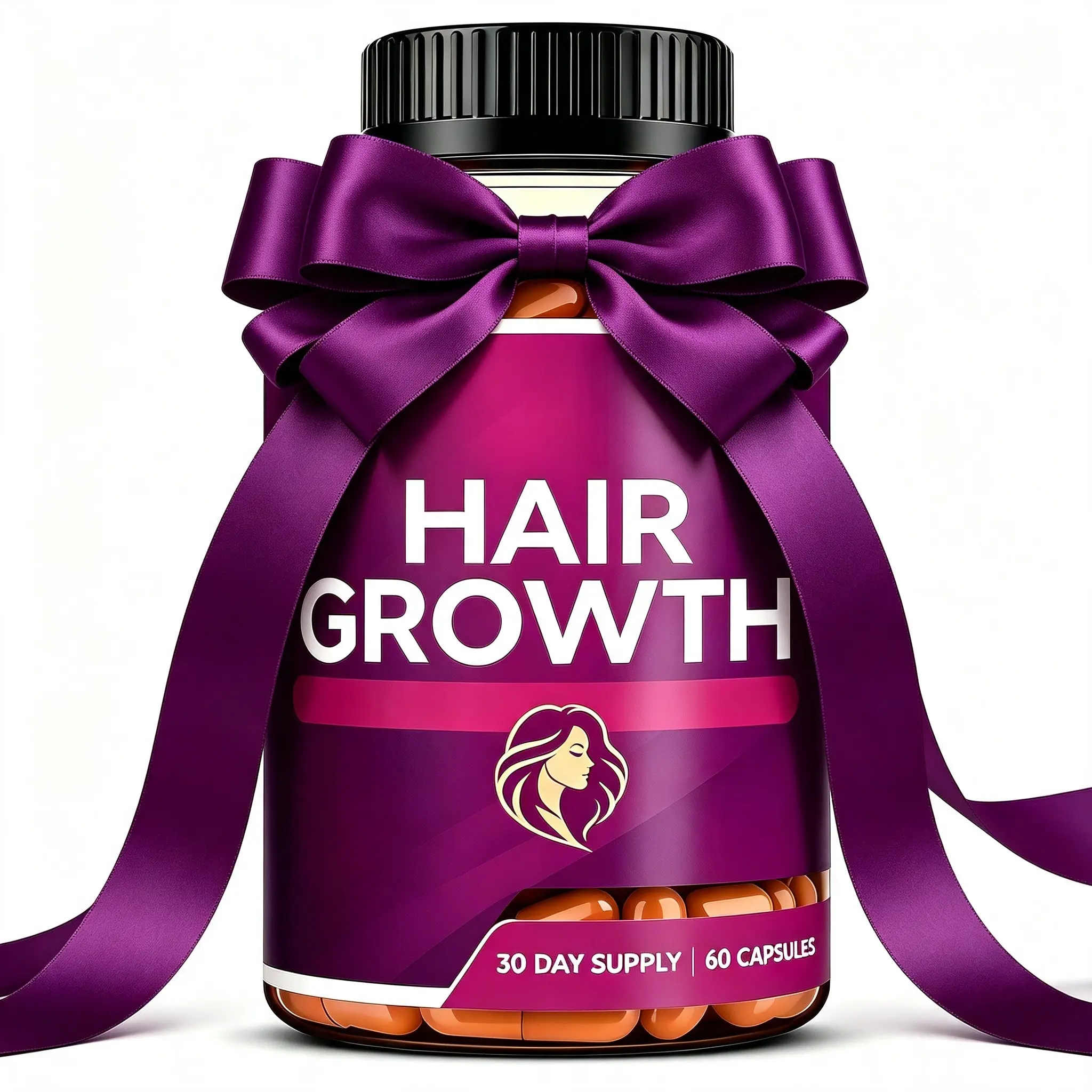 24-in-1  Hair Growth Vitamins，30-Day Supply