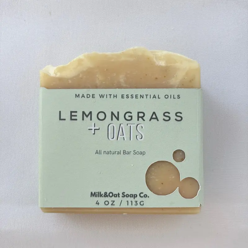 Lemongrass + Oats Soap