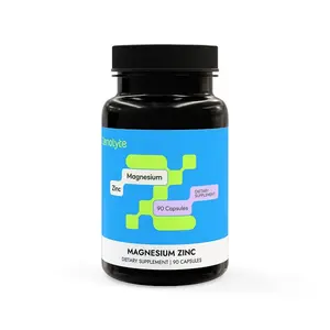 Zenolyte Magnesium Zinc Supplement Capsules - Supports Sleep, Muscle Recovery & Bone Strength – Promotes Heart, Nerve & Immune Health – Non-GMO, Vegan Capsules
