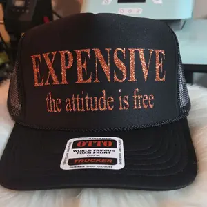 Otto EXPENSIVE Trucker Hat with Copper Glitter - Fashion Accessory for woman