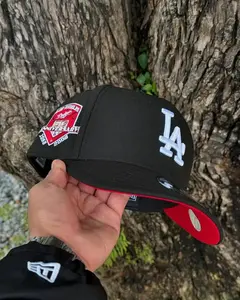 MLB New Era Streetwear Snapback – Adjustable Flat Brim Baseball Cap, LA Dodgers NY Yankees Team Logo Hat, Men Women Casual Sport Fashion Cap, Viral TikTok Baseball Hat