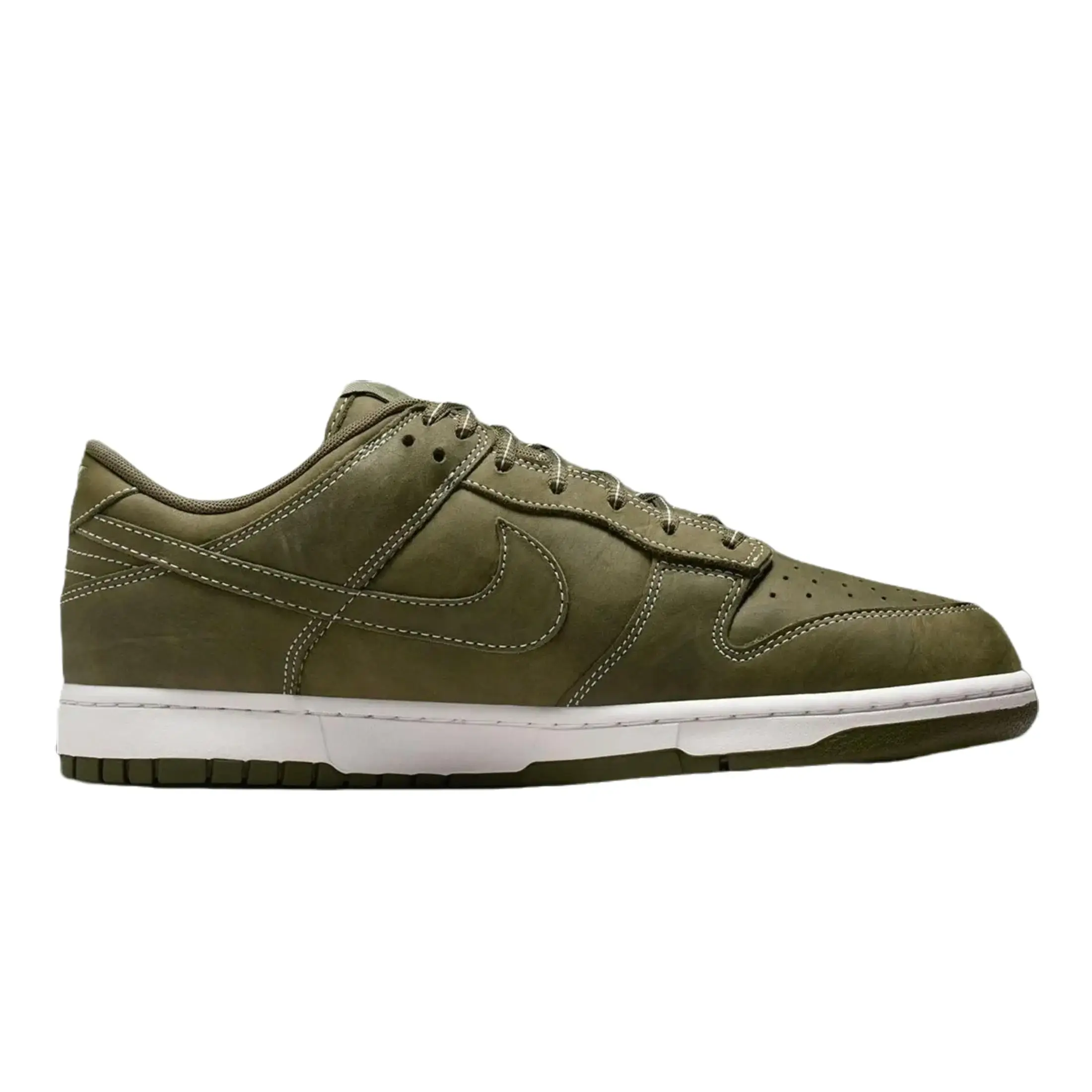 Nike Dunk Low Medium Olive Summit White Men's Fashion Shoes New