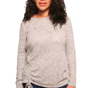 Sweater With Tie At The Side  (  Grey. )  Small - Medium - Large