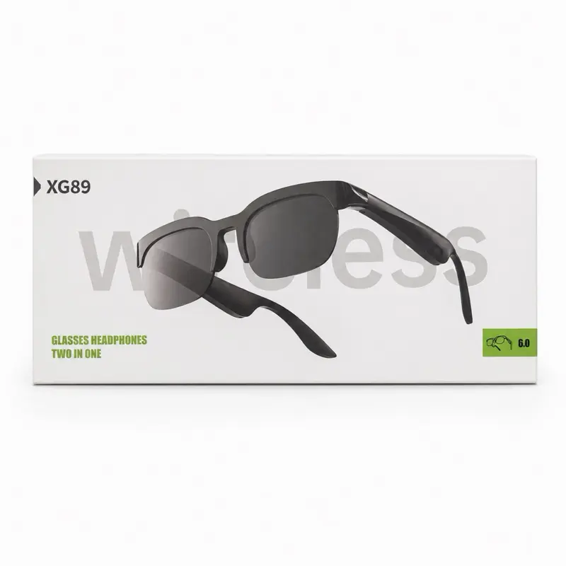 XG99 Bluetooth Audio Glasses with Built-In Speakers, Type-C Rechargeable, Up to 5H Playtime