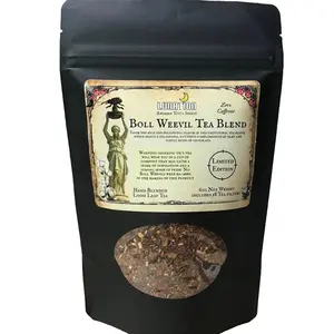 Lunation Stores Boll Weevil Tea Blend 60g Rooibos Chocolate Tea, Food Souvenir, Alabama, Savory, Boll Weevil health tea