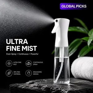 6.76Oz Ultra-Fine Continuous Water Spray Bottle, Handheld Mister for Steamer Iron and Fabric Steamer, Setting Spray and Furniture or Hair Styling Water Sprayer for Home and Travel baskets
