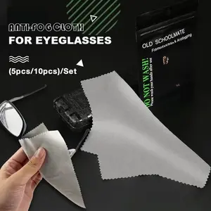 Old Schoolmate Anti-Fog Cloth for Eyeglasses Eliminate Fog with Nanotechnology Reusable 250 Times Ideal for Ski Goggles & More Hazard-Free Formula