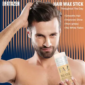 Fatazen Portable Hair Wax 75g, Lightweight Smooth, No Damage, Tames Frizz, Nourishes Hair, Daily Hairstyle Essential, Unisex