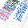 8mm Camouflage Asymmetric Shoelaces, Cloud Camouflage Trendy Creative Shoe Laces, Casual All Seasons Footwear Accessories, Laces for Sneakers, Shoe Strings for Sneakers