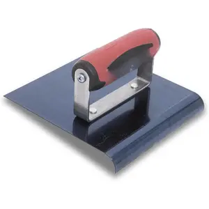 Straight Concrete Edger, 6 x 6 Blue Steel , 5/8 Lip x 1/2 Radius,  The , 163BD