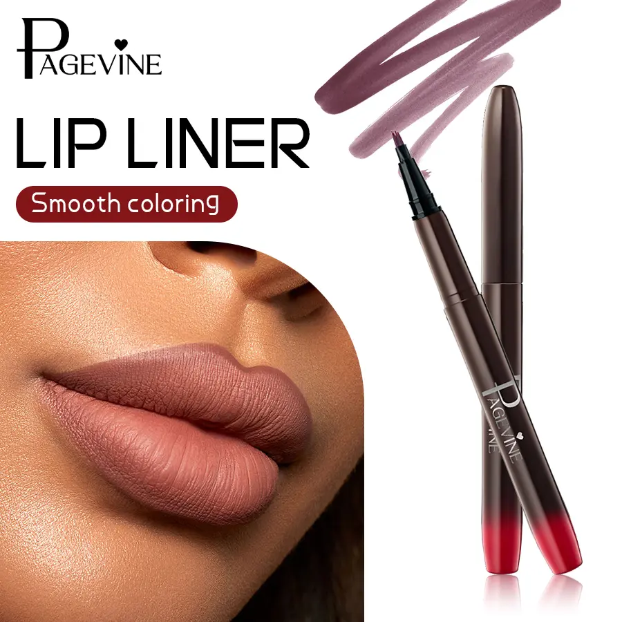 Nude Lip Liner Pencil Creamy Texture Natural Lip Contour Define Shape Lips Smooth Glide Lip Tint Makeup Essential