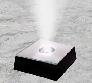 Square Light Base - Black Finish