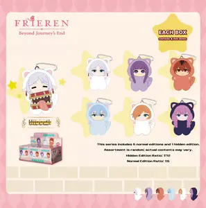 Frieren: Beyond Journey’s End Cat Plush Keychain Blind Box