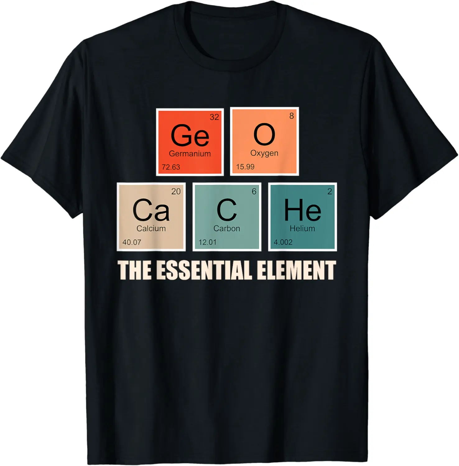 Geocache The Essential Element Geocaching GPS Geocachers T-Shirt - Mohamedab Shop 20B0CKPNM1RV