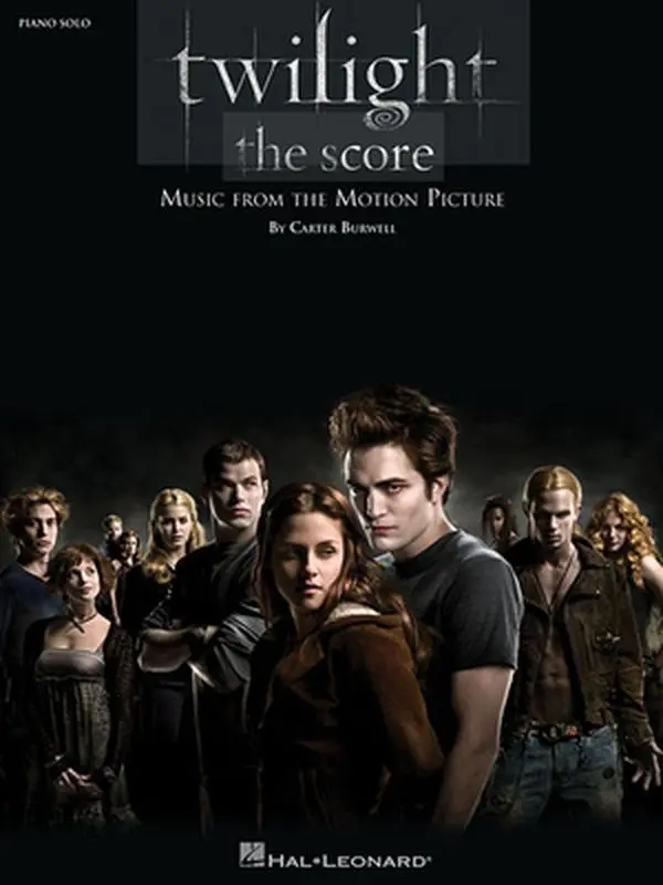 Used Book - Twilight: The Score: Music from the Motion Picture (Paperback) - English, Romance Genre, Piano Solo Music, Stephenie Meyer Inspired, Vampire Themed, Carter Burwell Composed, Twilight Soundtrack