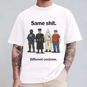 Same Different costume Shirt,Political Shirt, Funny Protest Graphic Tee, Dark Humor Shirt, Antifa, Abolish ICE Shirt, Fk Ice