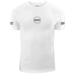 Performance Compression T-Shirt - White, Short Sleeve, Comfortable Fit, Versatile Style | Breathable Athletic Compression Tee for Basketball, Gym, Training & Running