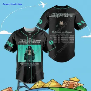 Jessie Murph Tour Baseball Jersey / Breathable Poly-Cotton / For Men & Fans / Jessie Murph North America Tour Jersey / Concert & Streetwear / #JessieMurph #NorthAmericaTour #MensJersey #ConcertOutfit