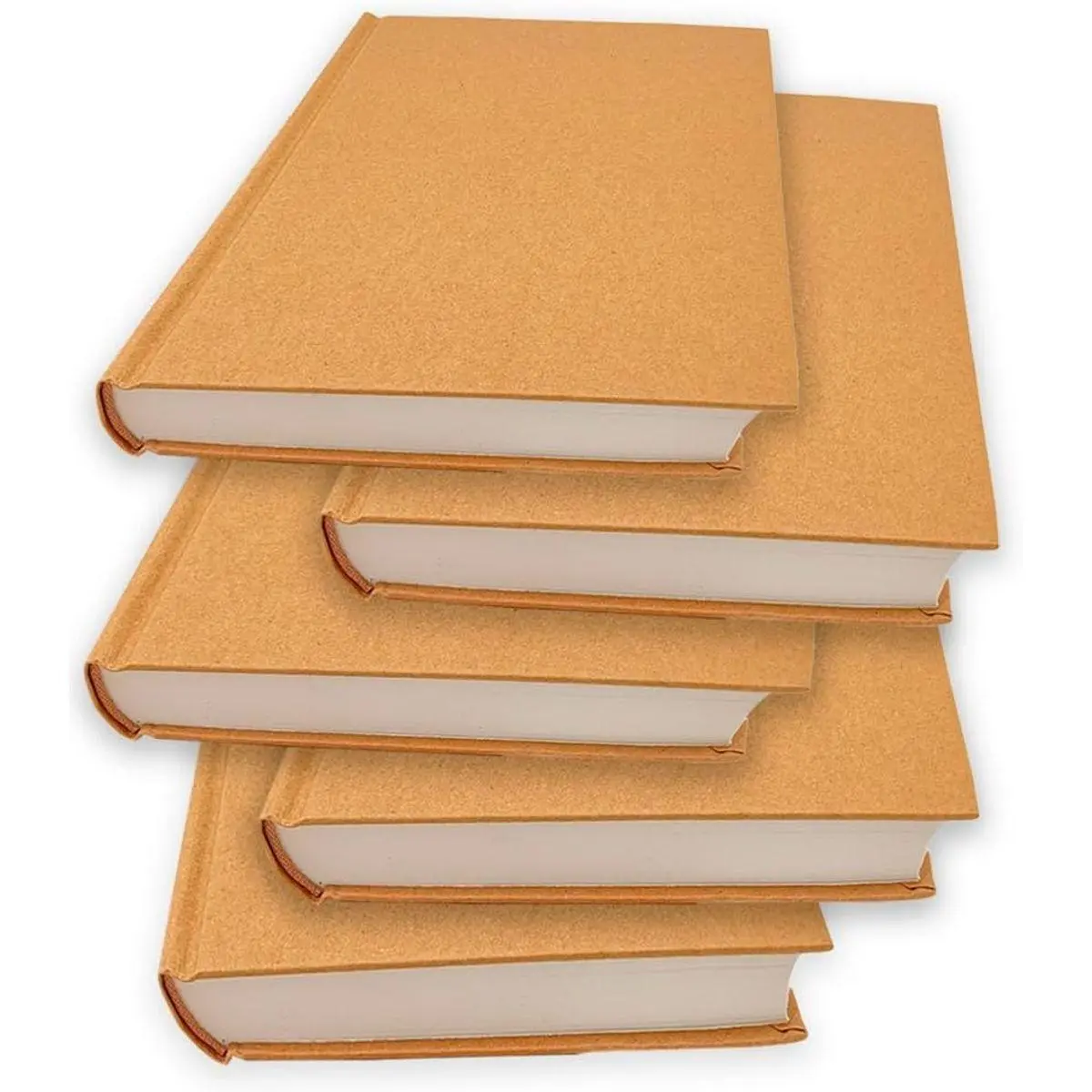 5.5x8.25 Sketch Book, 120 Sheets (100gsm), Hardcover Bound Sketch Notebook, Acid Free Blank Drawing Paper, Ideal for Kids & Adults, Kraft Cover