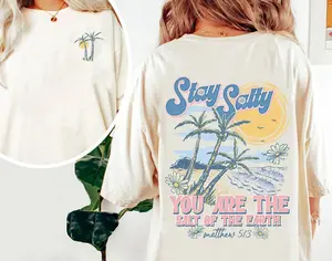 Stay Salty Christian Shirt, Bible Verse,Christian T-shirt ,Christian Appare,Salt of the Earth
