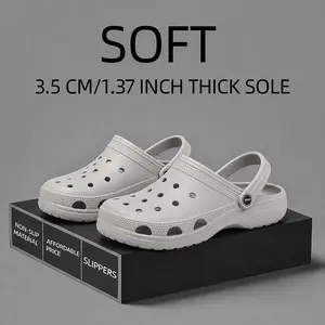 Men's Clogs Garden Shoes, Summer Outdoor Non Slip Quick Dry Beach Sandals, Lightweight Comfortable Water Shoes for Men