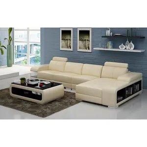 Elza Small Modern Leather Sectional