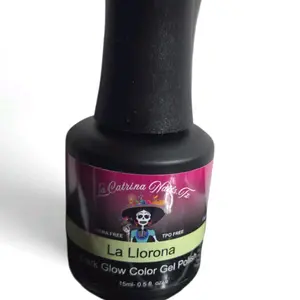 La Catrina Nails.Tx ~ La Llorona ~ Glow in the Dark HEMA-free/ TPO Free gel polish