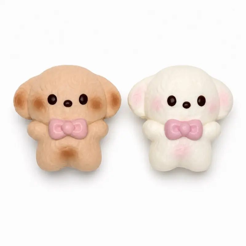 ChiChi Puppy Slow Rising Squishy Toy, Soft Hand Fidget, Sensory Stress Reliever, Anxiety Relief Product Decompression Squeeze Stress Relief Gadget, Cute Kawaii