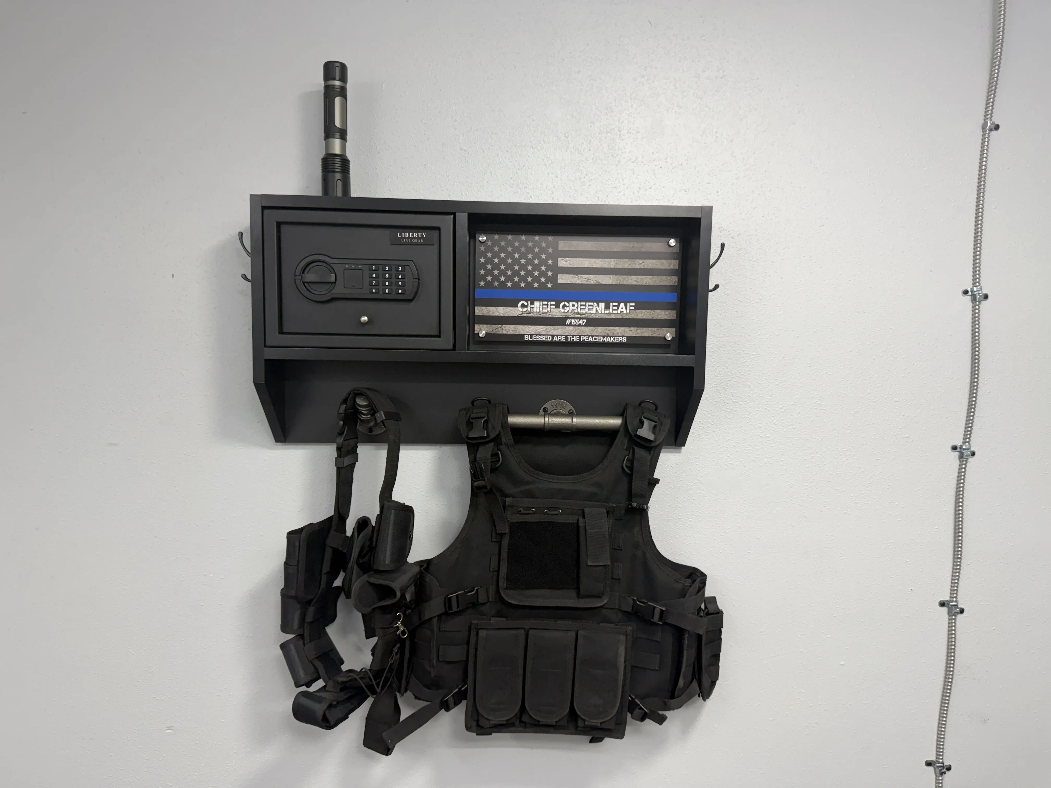 Duty Gear Rack with Safe – Personalized, Heavy-Duty, and the Perfect Gift