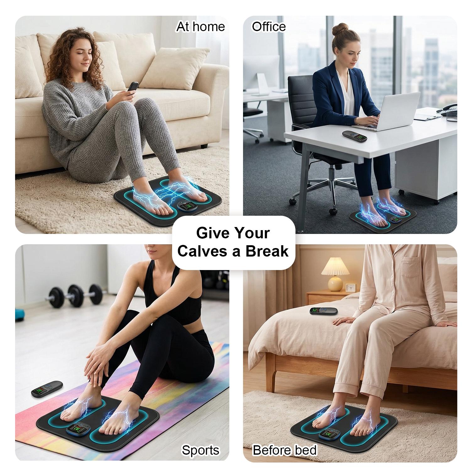 EMS Foot Massager – Electronic Muscle Stimulator for Relaxing & Comfort at Home