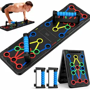 Foldable PushUp Stands Board Fitness,Workout Equipment for Home Gym, Men & Women Adjustable Pushup Board for Chest, Abs, Arms & Core Training,Portable Push-Up Board for Full Body Exercise