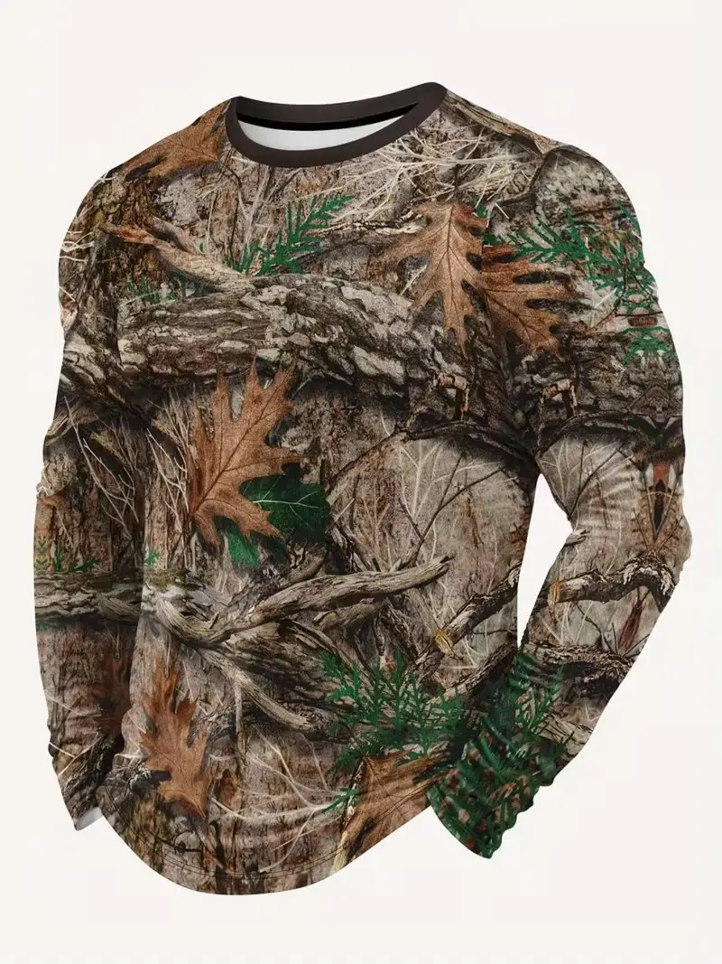 long sleeve real tree tshirt - TikTok Shop
