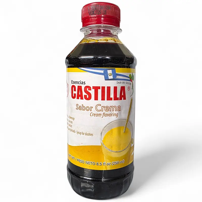 Esencia de Crema 8.5oz Castilla From Guatemala Authentic Central American Cream Essence
