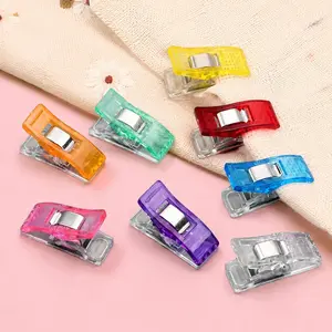 Multi-Functional Non-Slip Sewing Clips: Strong Grip for Knitting & Crochet, Washable Durable No-Slip DIY Craft Tool, Reusable Must-Have for Fabric & Yarn Projects