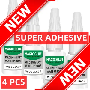 4-Pack Ultra-Strong Welding Glue – Instant Bonding and Long-Lasting Hold on Any Surface Including Metal, Wood, Glass, Leather, Plastic, and Ceramics – Ideal for Home Fixes, DIY Projects, Crafts, and Industrial Use