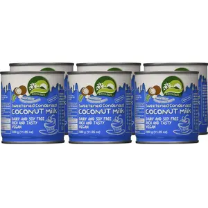 Nature's Charm Sweetened Condensed Coconut Milk, 11.25 Ounce (Pack of 6)