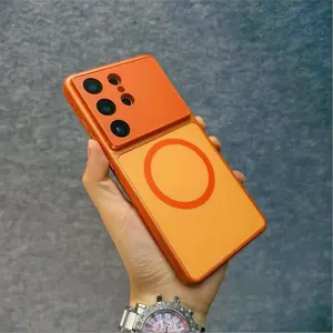 Magnetic phone case for Samsung S26, S24, S23, S25 Ultra. High-quality glass lens protection. Compatible with the new Samsung Galaxy S26 Plus and S26. Shockproof and fingerprint-resistant hard case. Luxury smartphone protector with wireless charging.