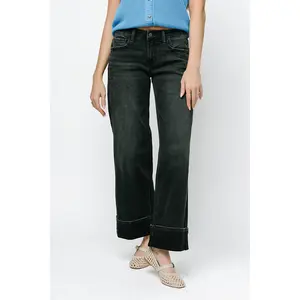 Parkside Women's Low Rise Slouchy Fit Wide Leg Jeans