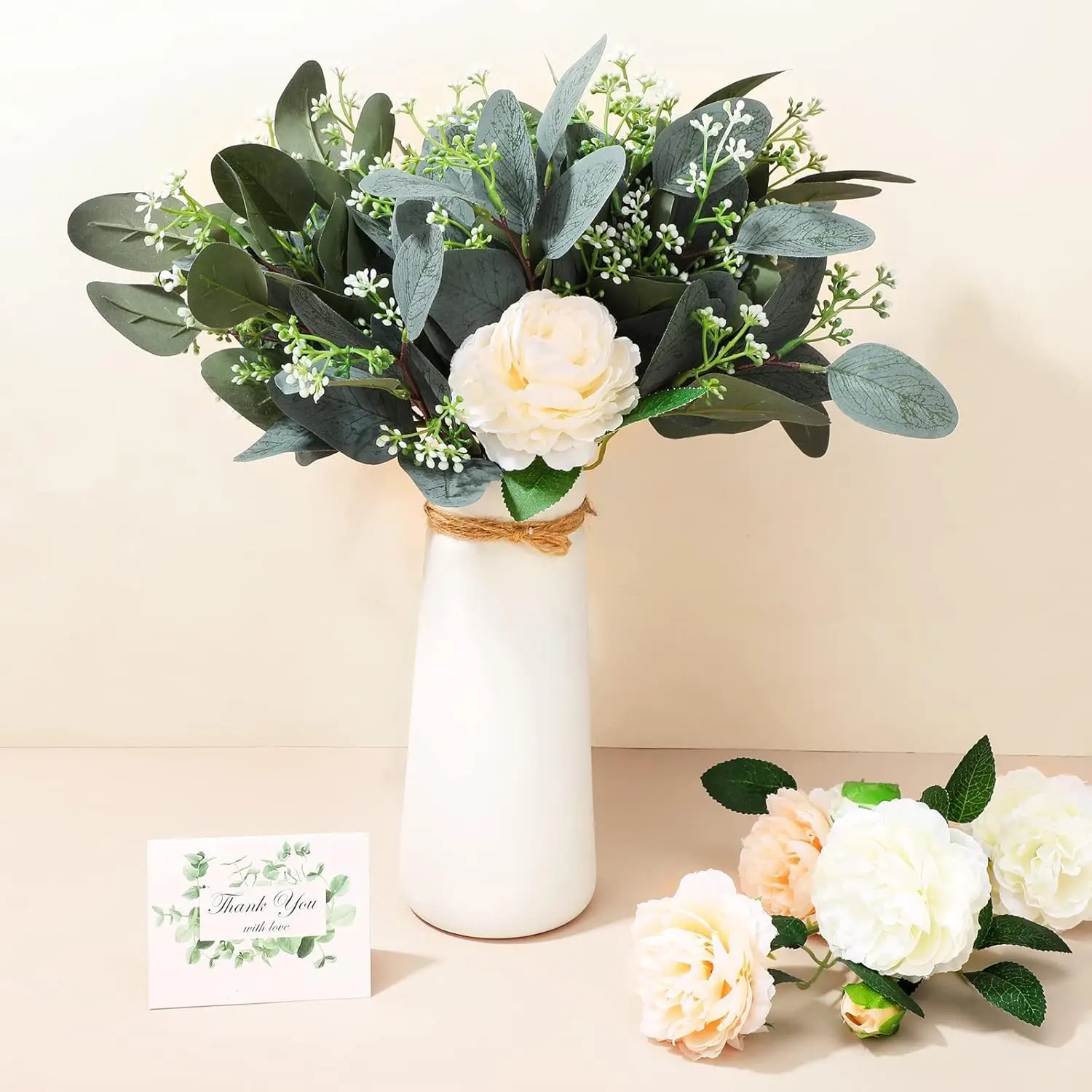 10/20pcs Artificial green plant with apple leaves and fruits, Fake plants, UV resistant, suitable for wedding, indoor and outdoor balcony, porch, home, DIY, suitable for all seasons, various holiday decorations