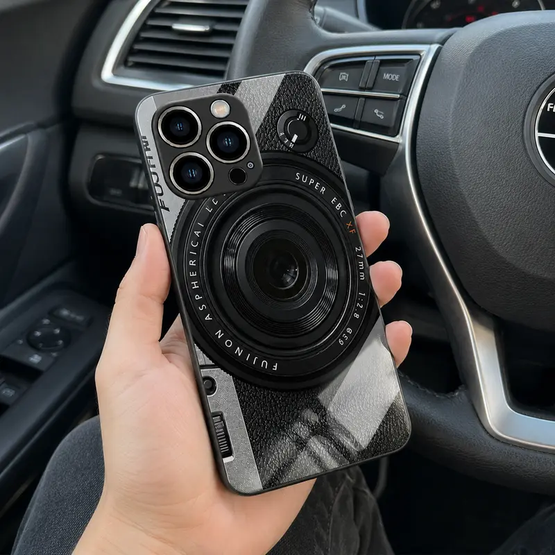 Y2K nostalgia vibe retro cassette tape magnetic glass case for iPhone 17 16 15 14 13 12 11 Pro Max/Galaxy S26 S25 S24 S23, neon mix tape MagSafe cove ---975