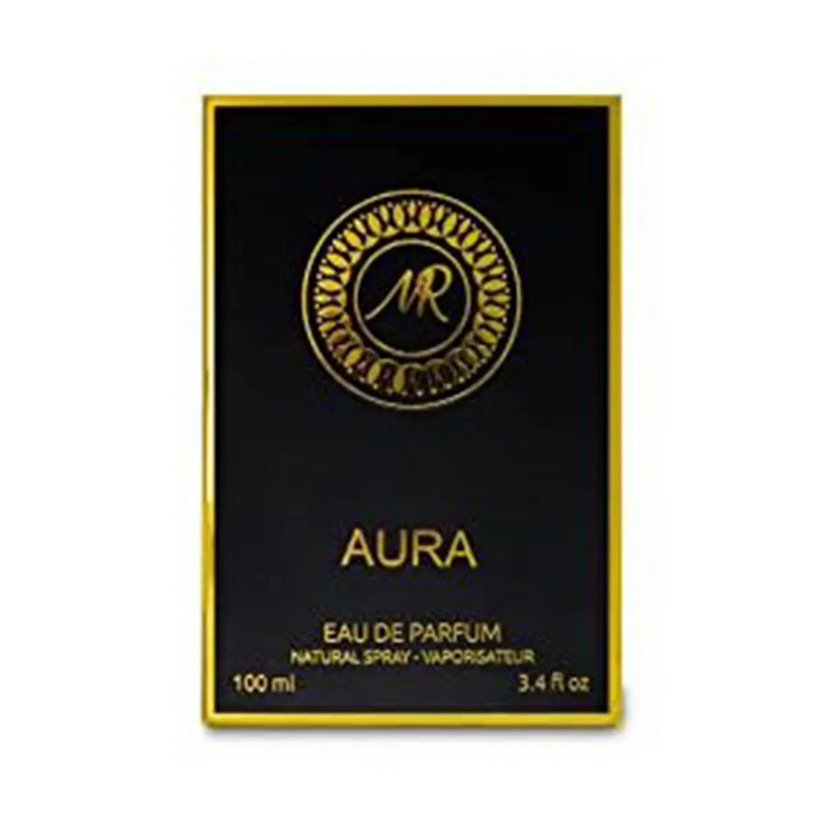 AURA PERFUME - Fresh Aquatics Scent with Geranium, Aldehydes, Sandalwood, Aromatic, Green & Cedar Notes - 3.4oz 100ml from France Cologne Fragrance