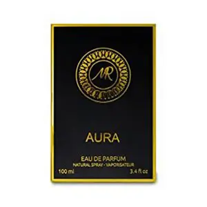 AURA PERFUME - Fresh Aquatics Scent with Geranium, Aldehydes, Sandalwood, Aromatic, Green & Cedar Notes - 3.4oz 100ml from France Cologne Fragrance