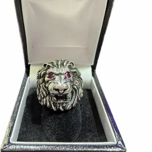 925 Silver Lion Ring
