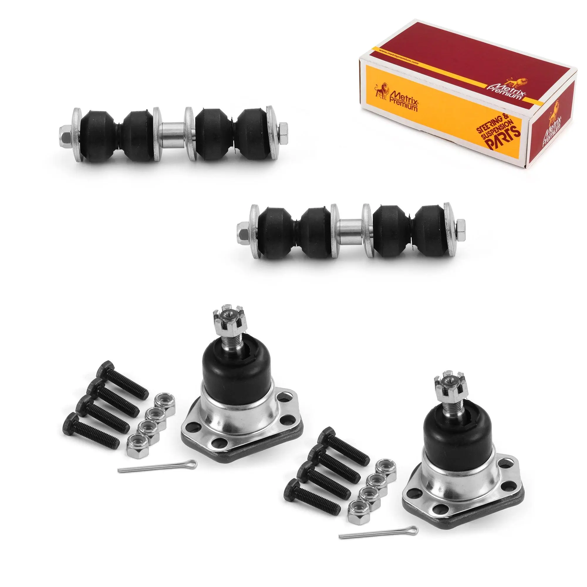 4 PC Front Stabilizer Bar Link and Front Lower Ball Joint Kit  97034MT