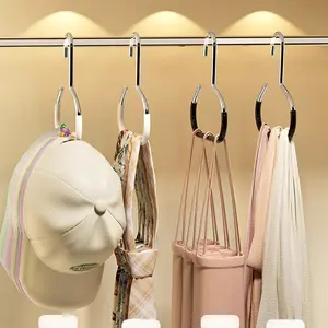 Hat Storage Hook, 1/2/5 Counts Anti-slip Hat Storage Rack, Creative Hat Hanger, Clothes Hanger for Hat, Bag, Tie, Scarf, Underwear, Shelves