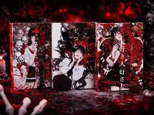 Anime x Japanese-Style Horror (3-Deck Set) Playing Cards by Evolkad