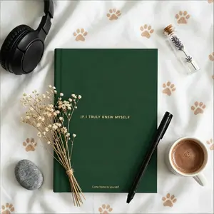 If I Truly Knew Myself Hardcover Guided Journal - 5.8"x8.3" Undated Daily Journal for Emotional Healing, Self-Reflection, Shadow Work, Forgiveness & Personal Growth (For Men & Women)
